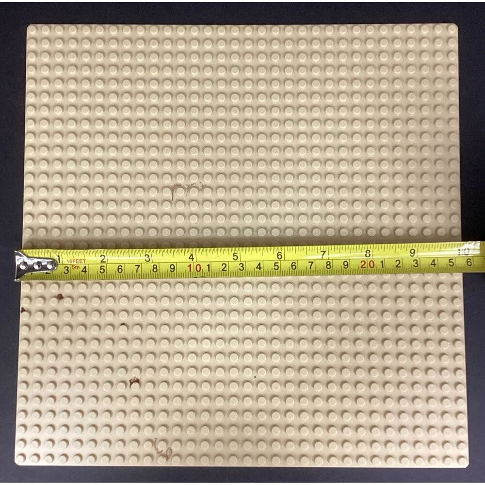 Lego Base Plates - Gray & Beige - 48x48 & 32x32 - 15